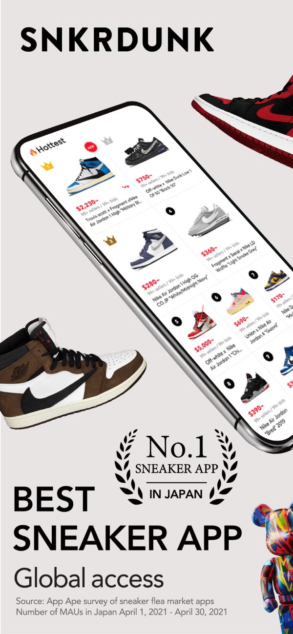 App check giày real SNKRDUNK