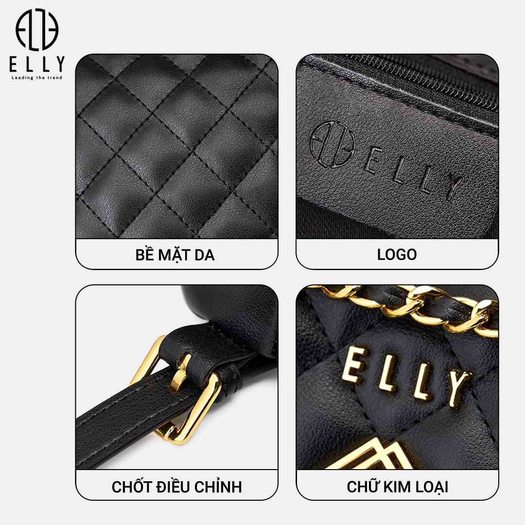 Mỗi chi tiết nhỏ trên chiếc túi đều chứa đựng tâm huyết của các nhà thiết kế ELLY, mang đến trải nghiệm thời trang đẳng cấp và sang trọng