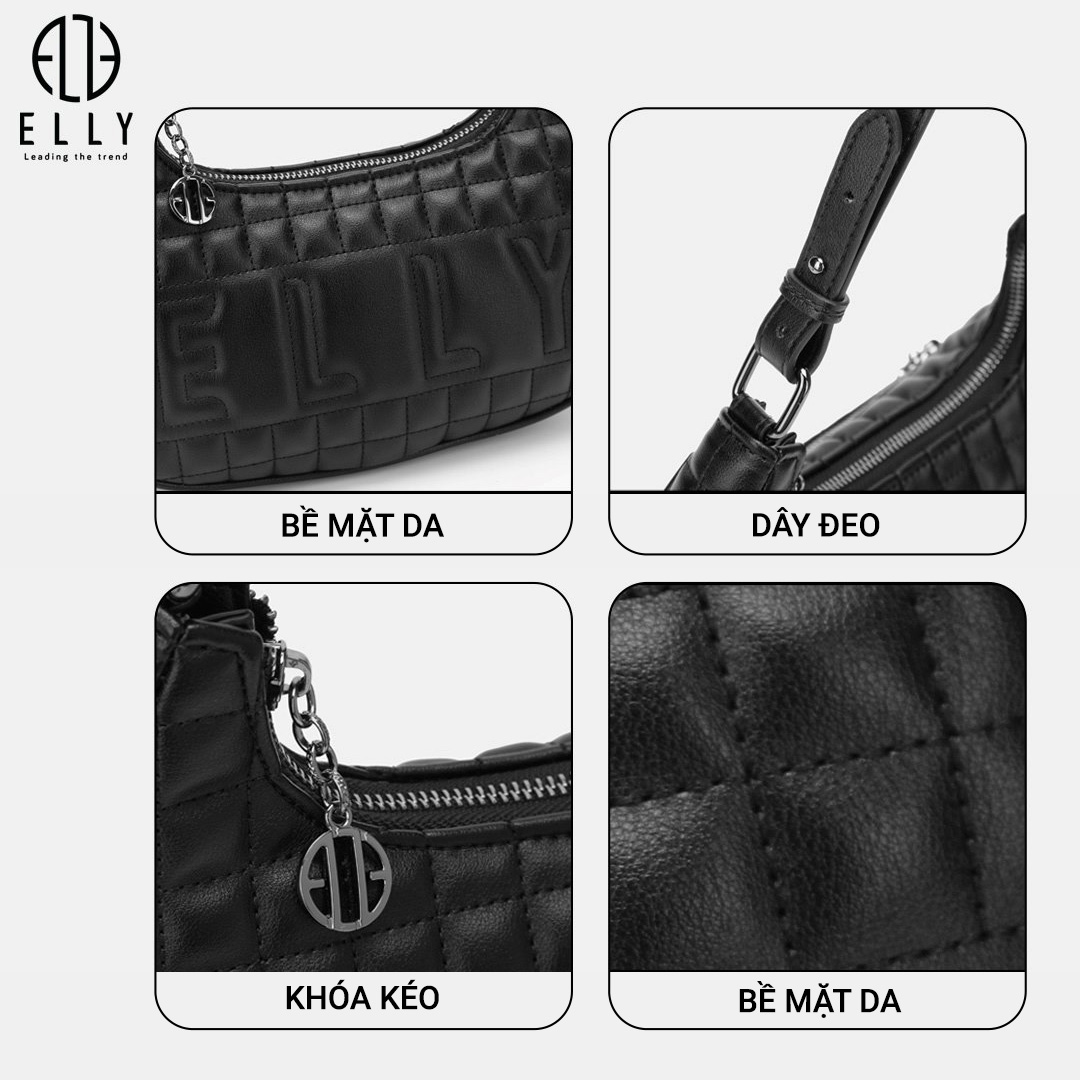Khóa túi xách được làm từ hợp kim cao cấp, thiết kế chắc chắn với độ hoàn thiện tinh xảo