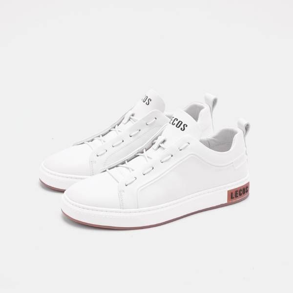 Giày da trắng cao cấp LECOS LG32