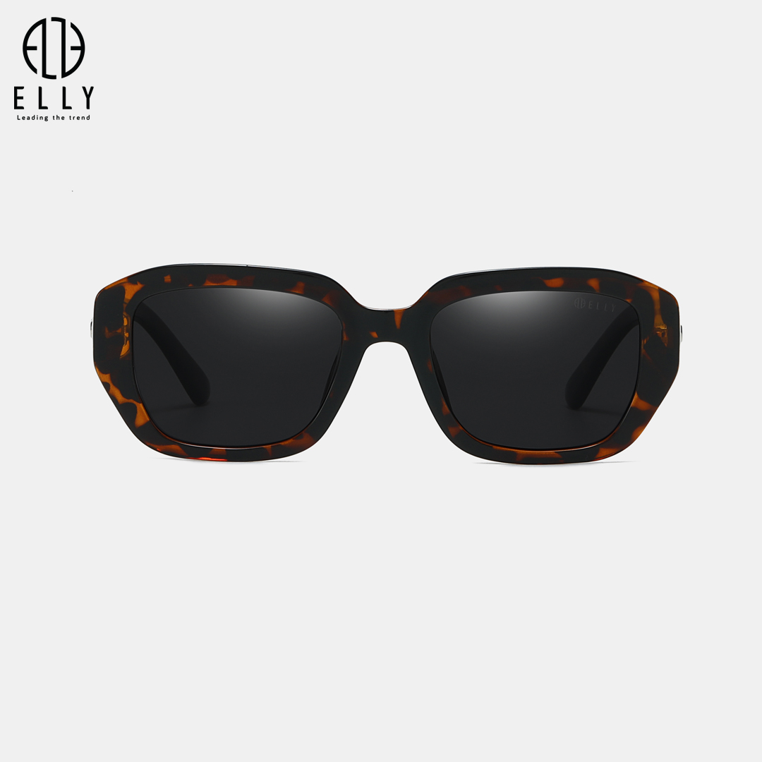 Dáng vuông bản to (oversize square) nhưng được bo góc mềm, tạo cảm giác hài hòa và nổi bật khi đeo.