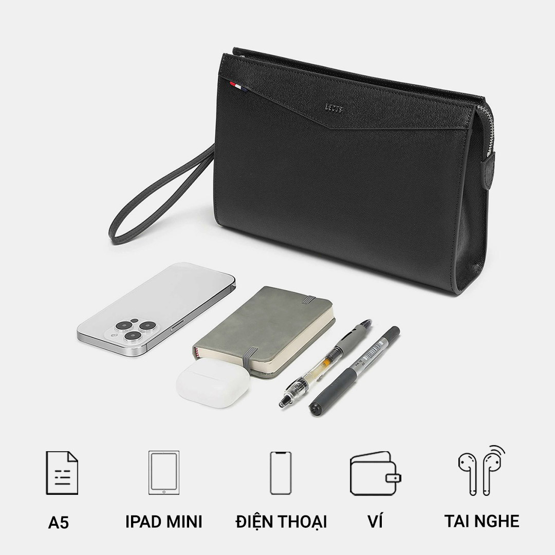 LECOS LC4 với thiết kế tương đối rộng rãi, có nhiều ngăn, có thể đựng điện thoại và nhiều đồ dùng cá nhân khác