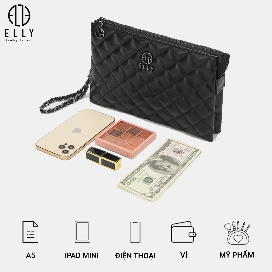 Thiết kế nhỏ gọn nhưng không kém phần tiện dụng, có thể chứa đựng điện thoại, mỹ phẩm, ví,…