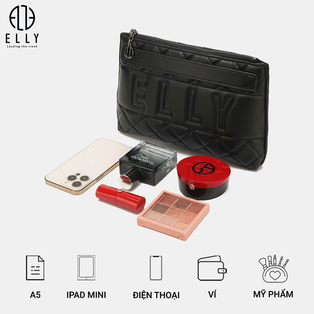 Thiết kế nhỏ gọn nhưng không kém phần tiện dụng, có thể chứa đựng điện thoại, mỹ phẩm,…