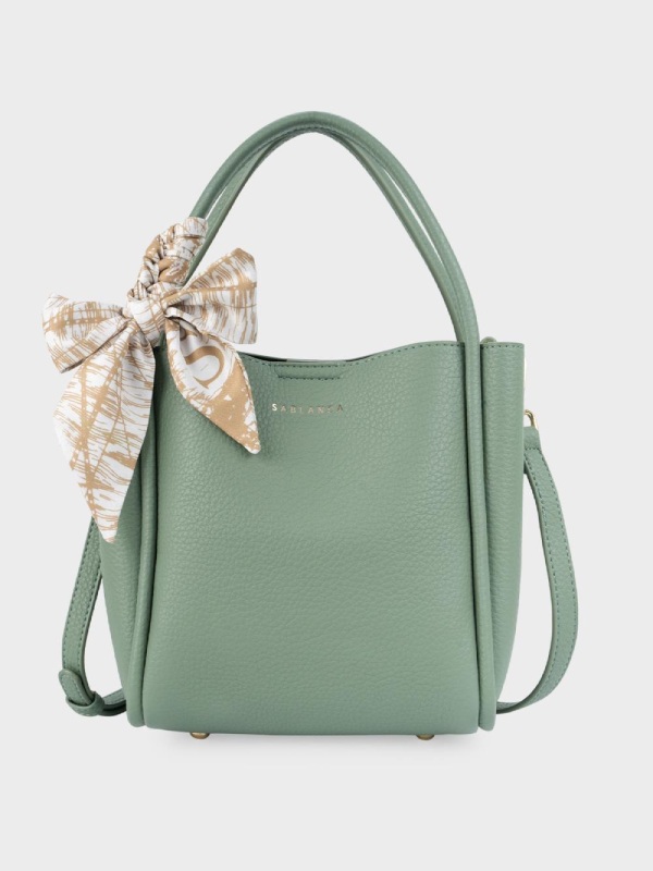 Túi đeo chéo phối nơ