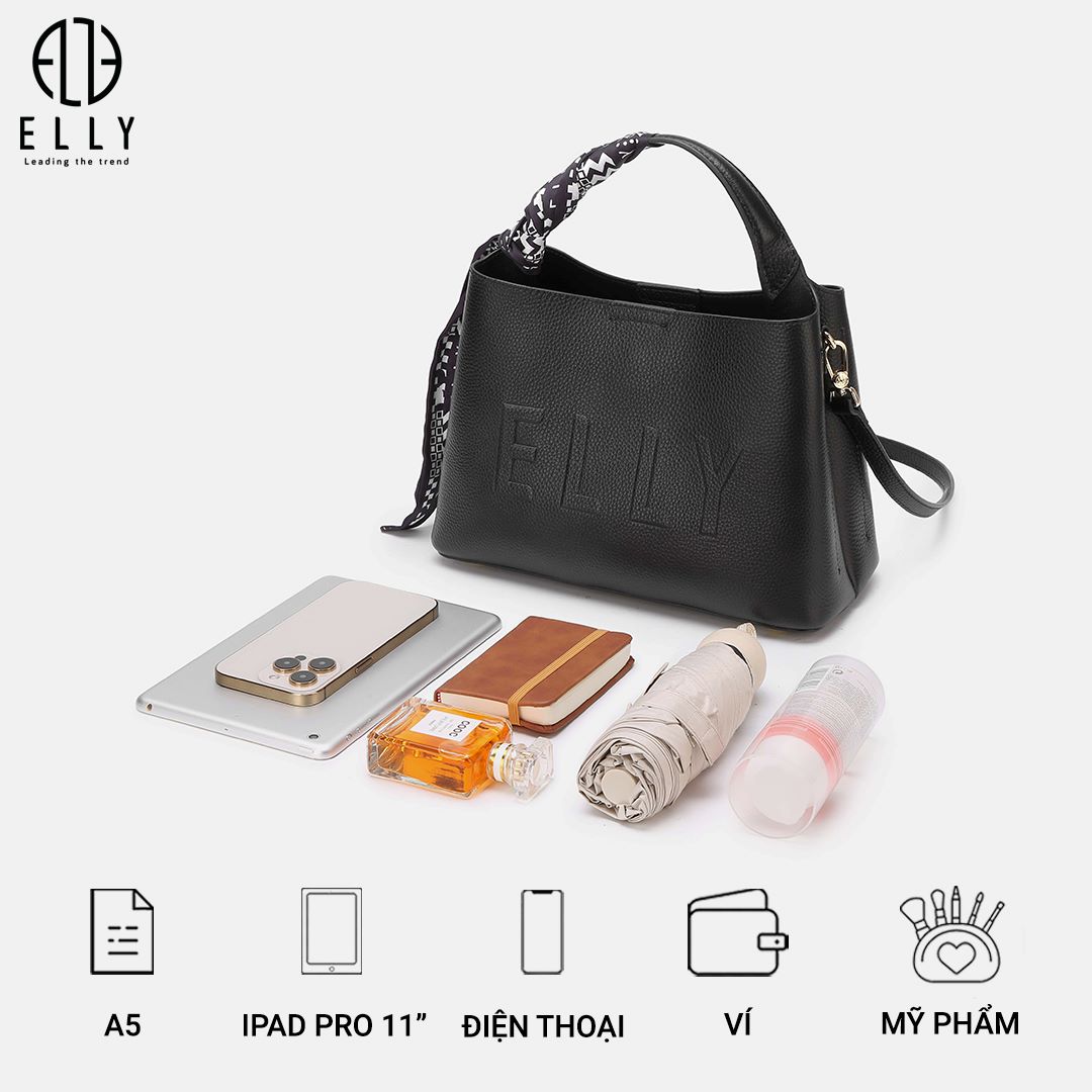 Túi có cấu tạo nhiều ngăn lớn nhỏ, giúp phái đẹp tha hồ mang theo đồ dùng cá nhân như ví tiền, điện thoại, ipad,...