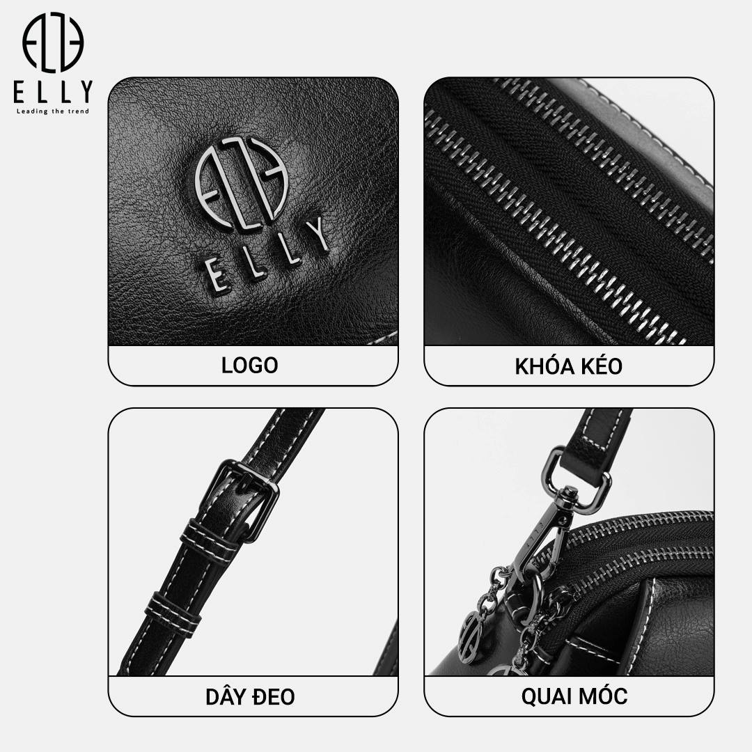 Thiết kế túi tối giản nhưng đầy tinh tế với đường may sắc nét, logo kim loại sang trọng tạo điểm nhấn đẳng cấp