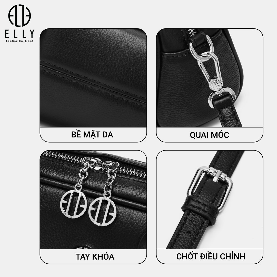 Các chi tiết quai móc, tay khóa, chốt điều chỉnh,… sáng bóng, góp phầm nâng cấp vẻ sang trọng cho thiết kế