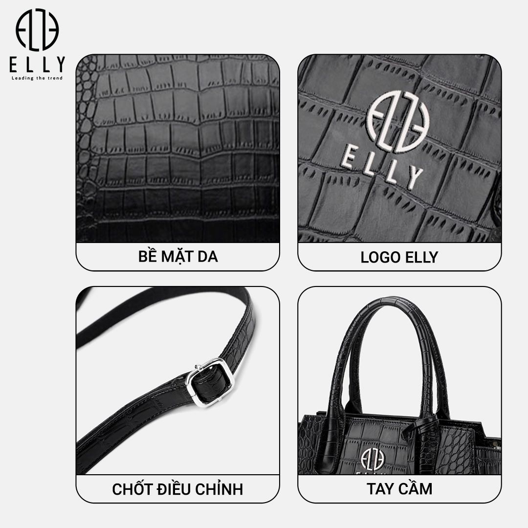 Các chi tiết kim loại sáng bóng, chống gỉ giúp túi thêm phần tinh tế và bền bỉ