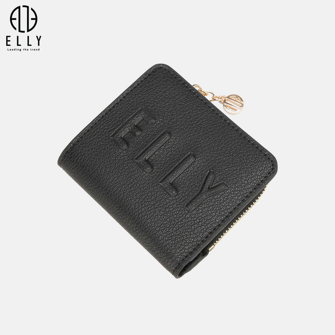 Logo ELLY được dập nổi tinh xảo trên bề mặt da cao cấp tạo nên một chiếc ví vừa thời thượng lại vừa bền bỉ