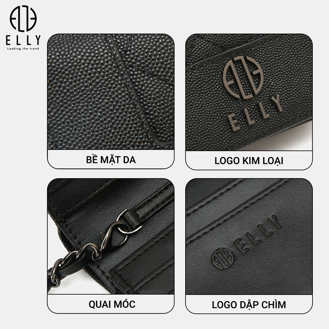 Các chi tiết: logo, quai móc,… được thiết kế tỉ mỉ, thể hiện sự tâm huyết đến từ nhà ELLY