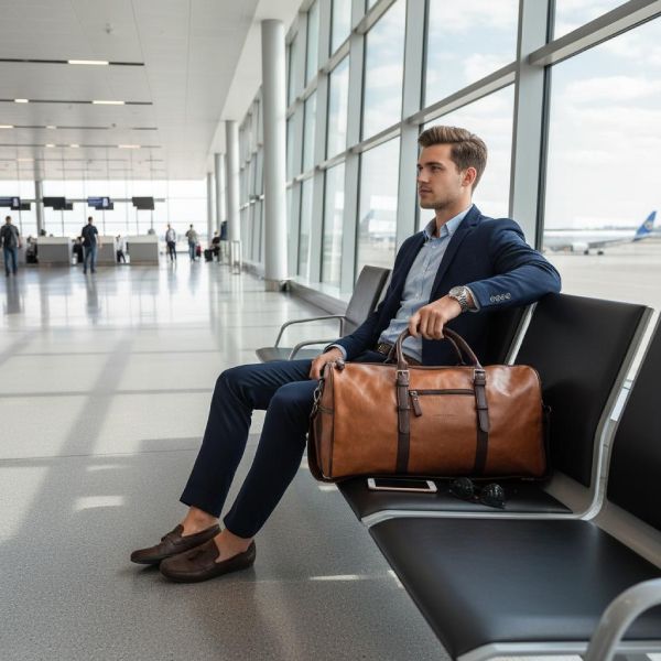 Túi weekender da nam phù hợp cho công tác và du lịch ngắn ngày