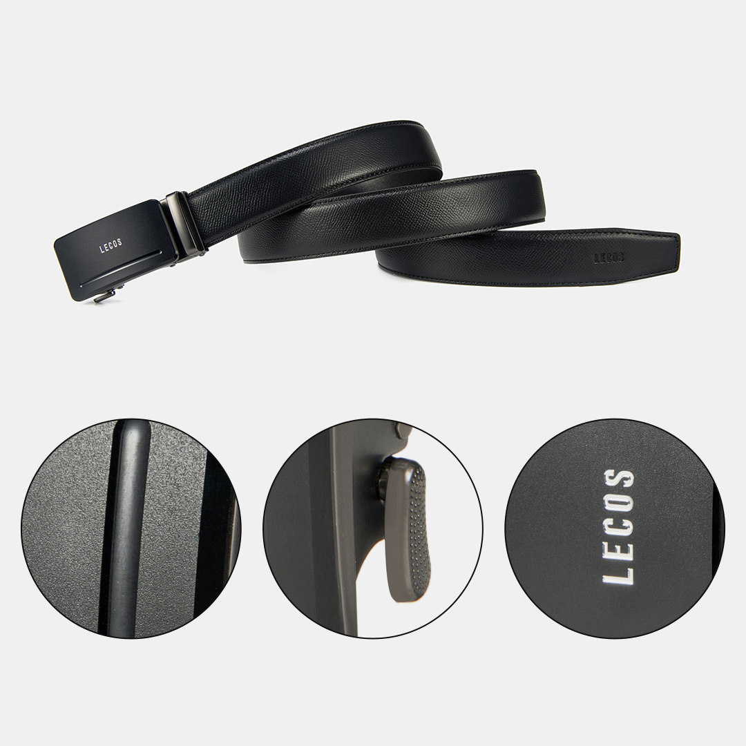 Dây lưng nam cao cấp da thật LECOS - LD21