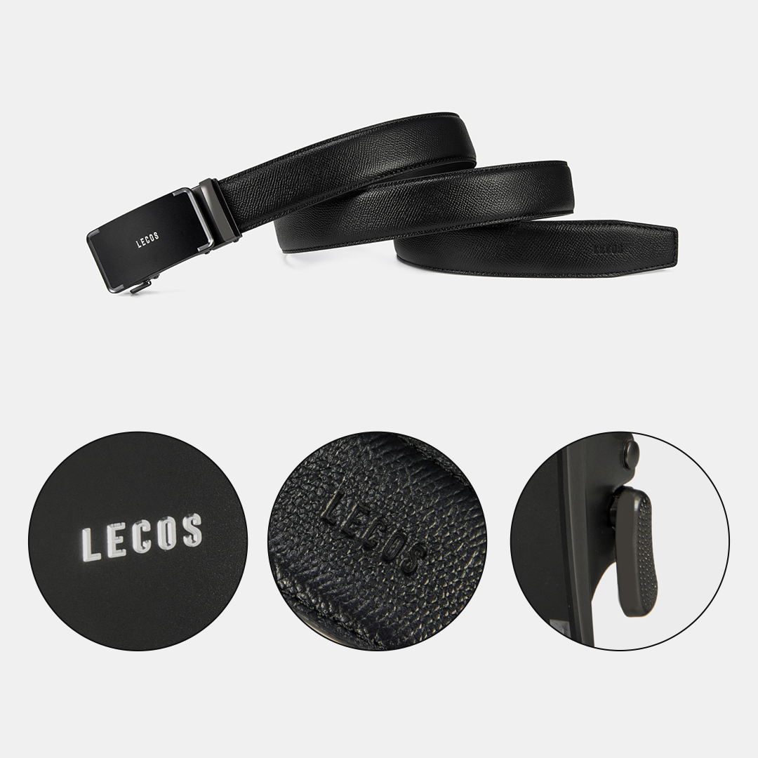 Dây lưng nam cao cấp da thật LECOS - LD22