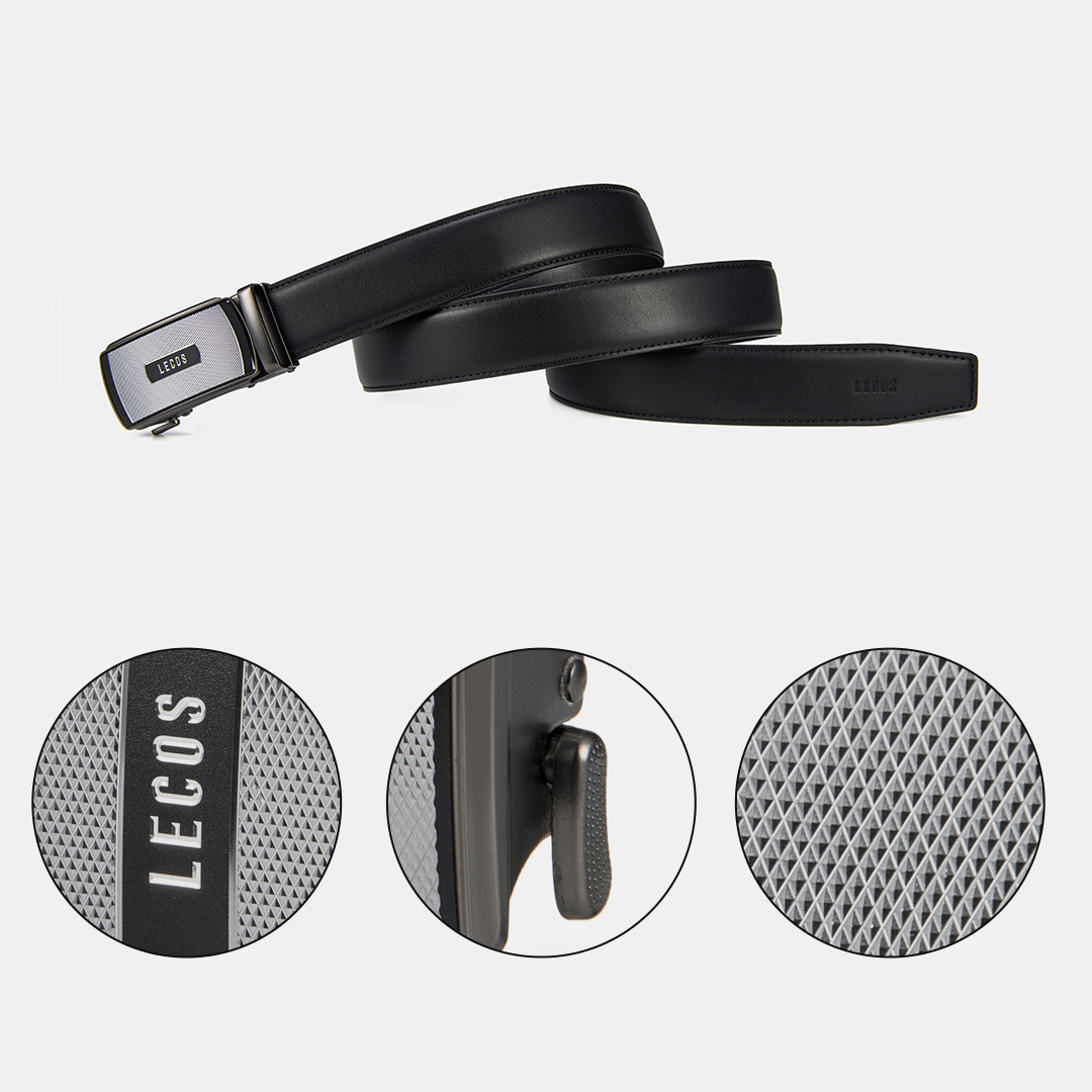 Dây lưng nam cao cấp da thật LECOS - LD23