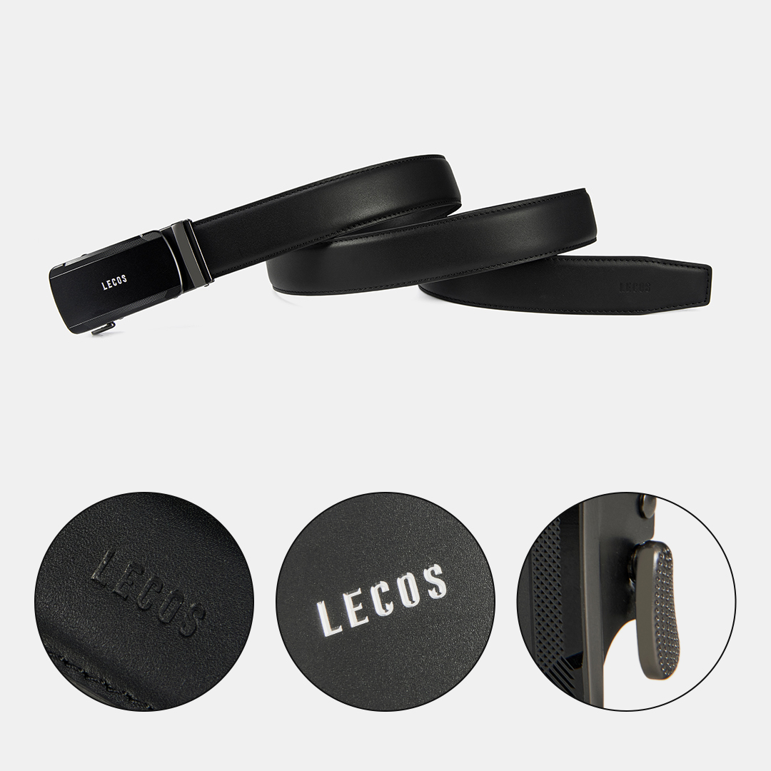 Dây lưng nam cao cấp da thật LECOS - LD24