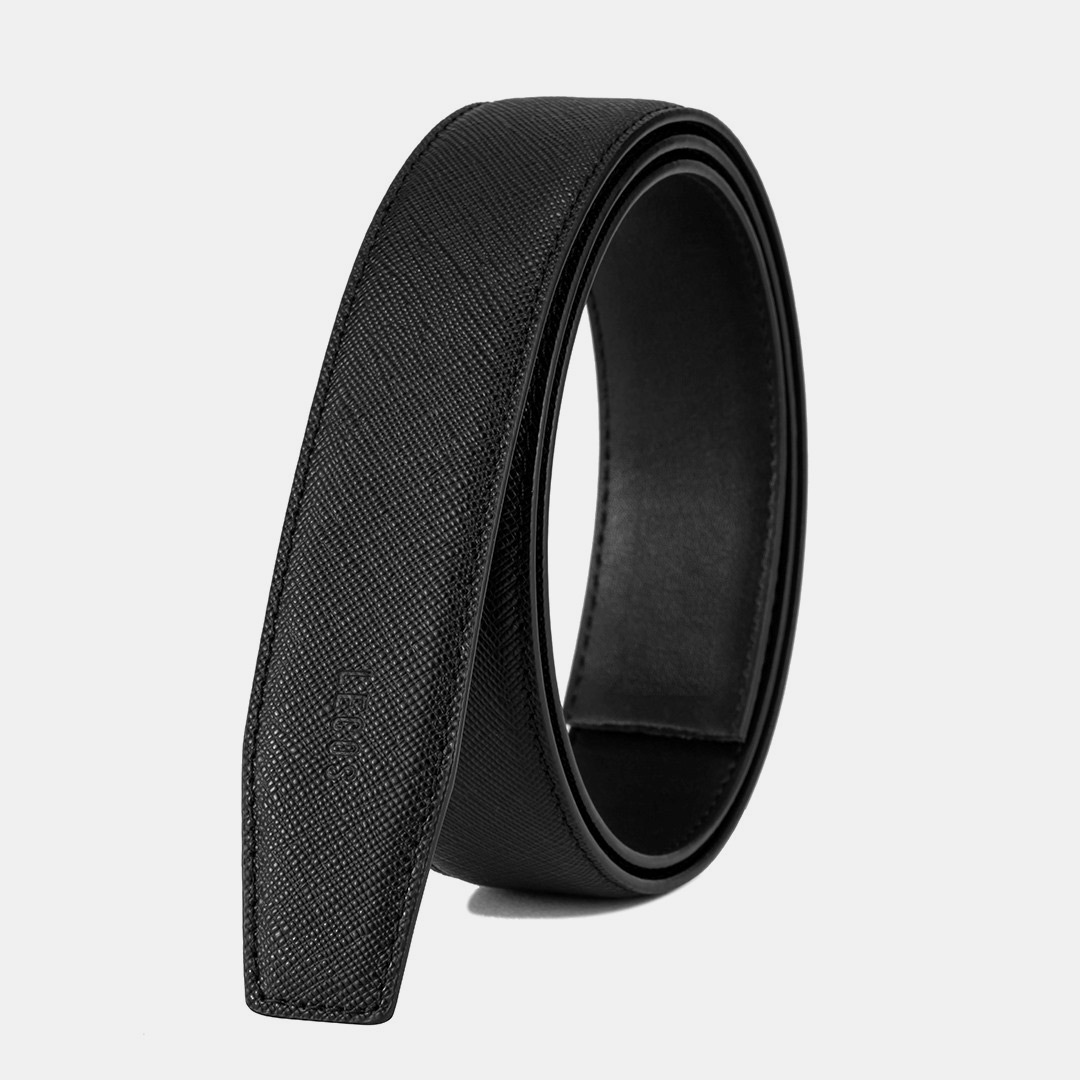 Dây lưng nam cao cấp da thật không đầu khoá LECOS - LDB1