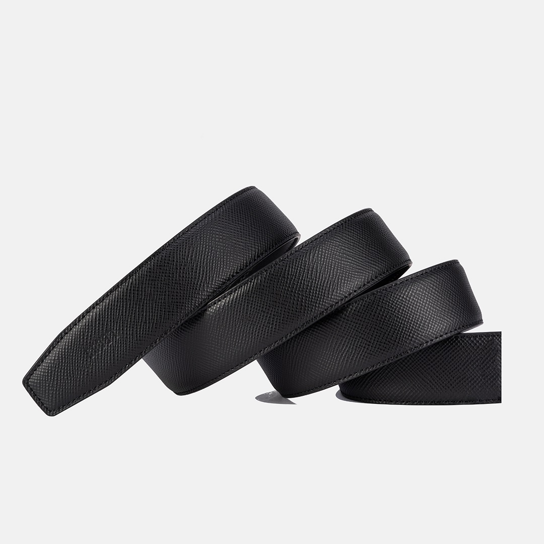 Dây lưng nam cao cấp da thật không đầu khoá LECOS - LDB5
