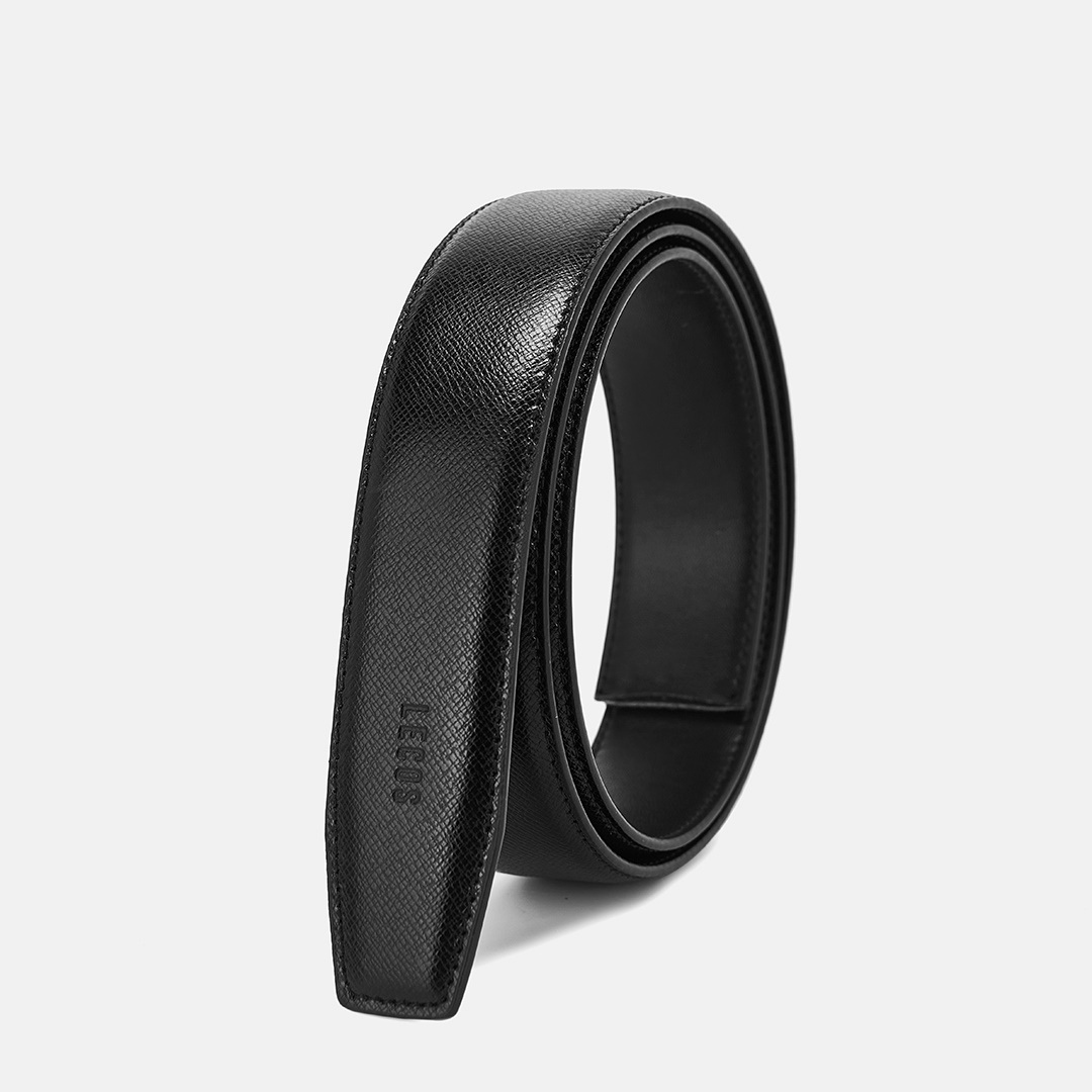 Dây lưng nam cao cấp da thật không đầu khoá LECOS - LDB6