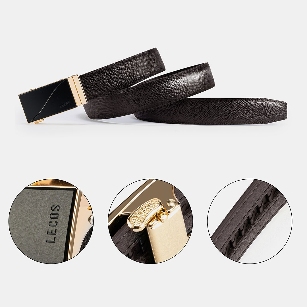 Dây lưng nam cao cấp da thật LECOS - LD13