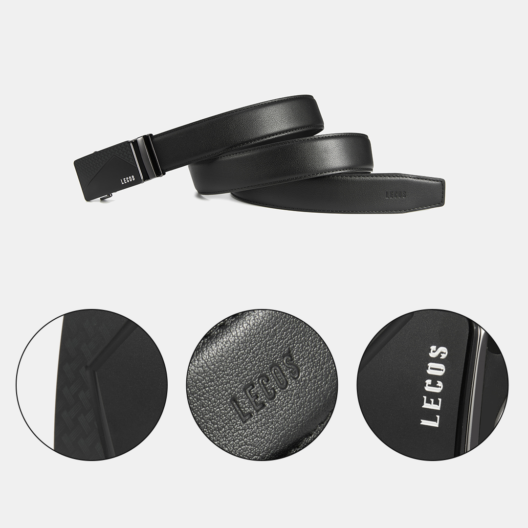 Dây lưng nam cao cấp da thật LECOS - LD17