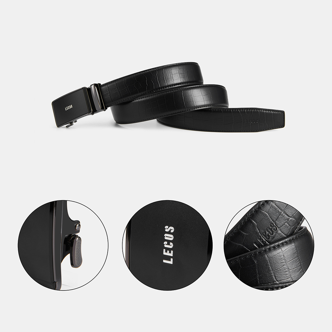 Dây lưng nam cao cấp da thật LECOS - LD18