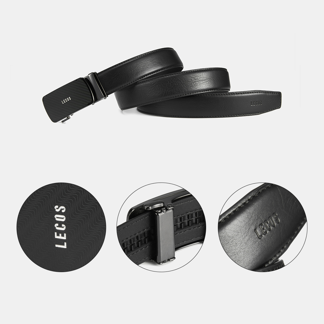 Dây lưng nam cao cấp da thật LECOS - LD19