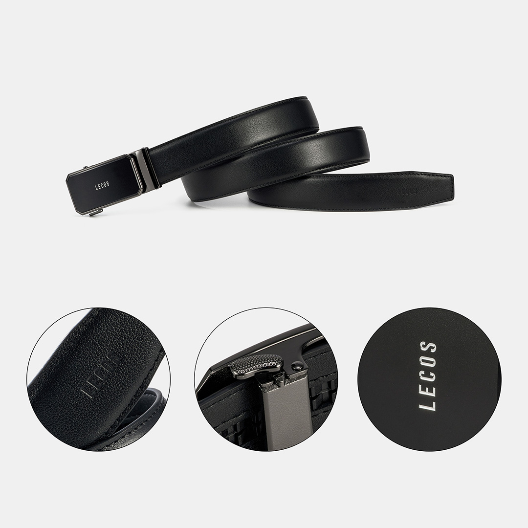 Dây lưng nam cao cấp da thật LECOS - LD25