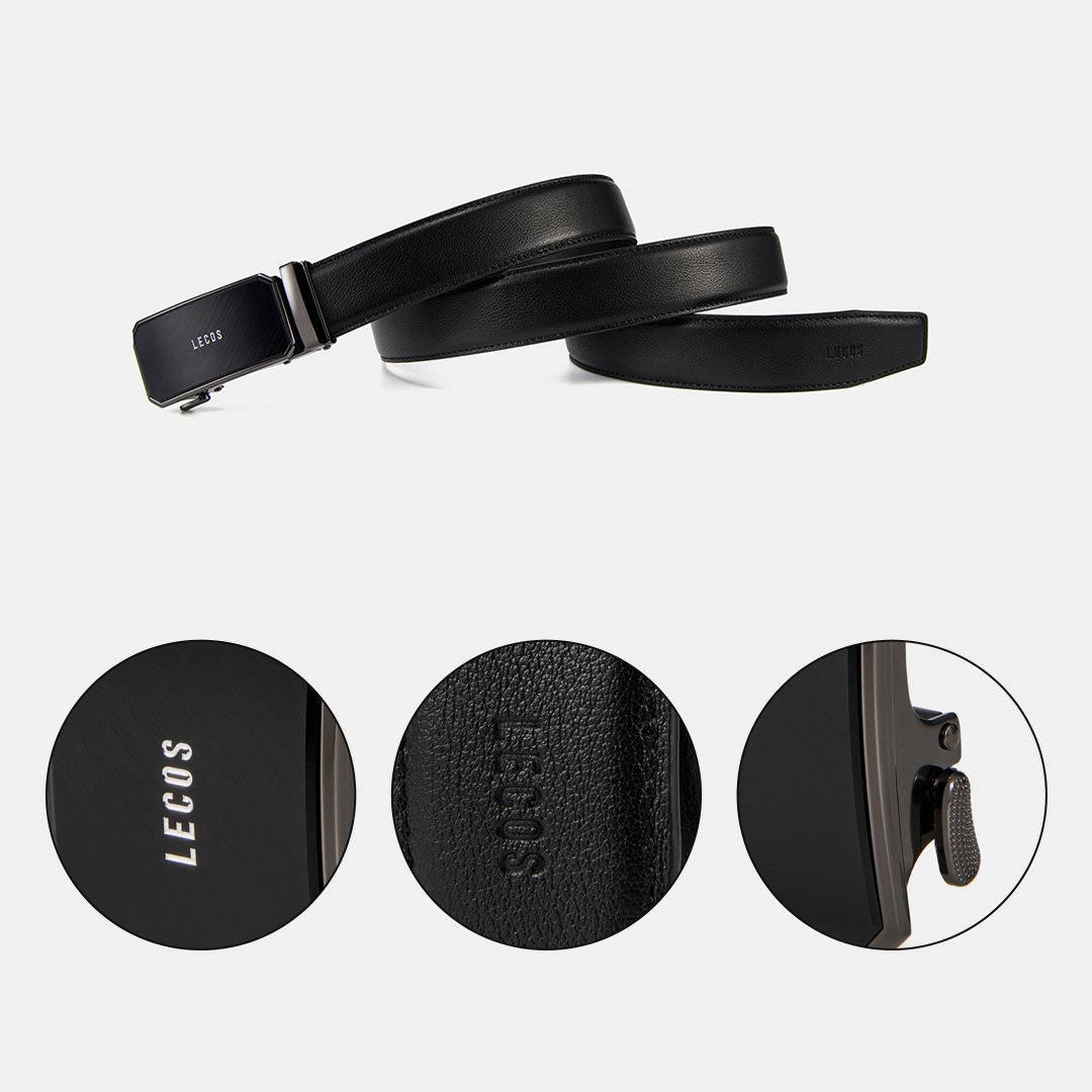 Dây lưng nam cao cấp da thật LECOS - LD26