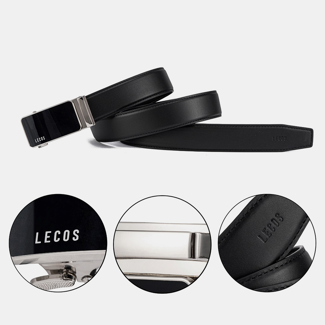 Dây lưng nam cao cấp da thật LECOS - LD3