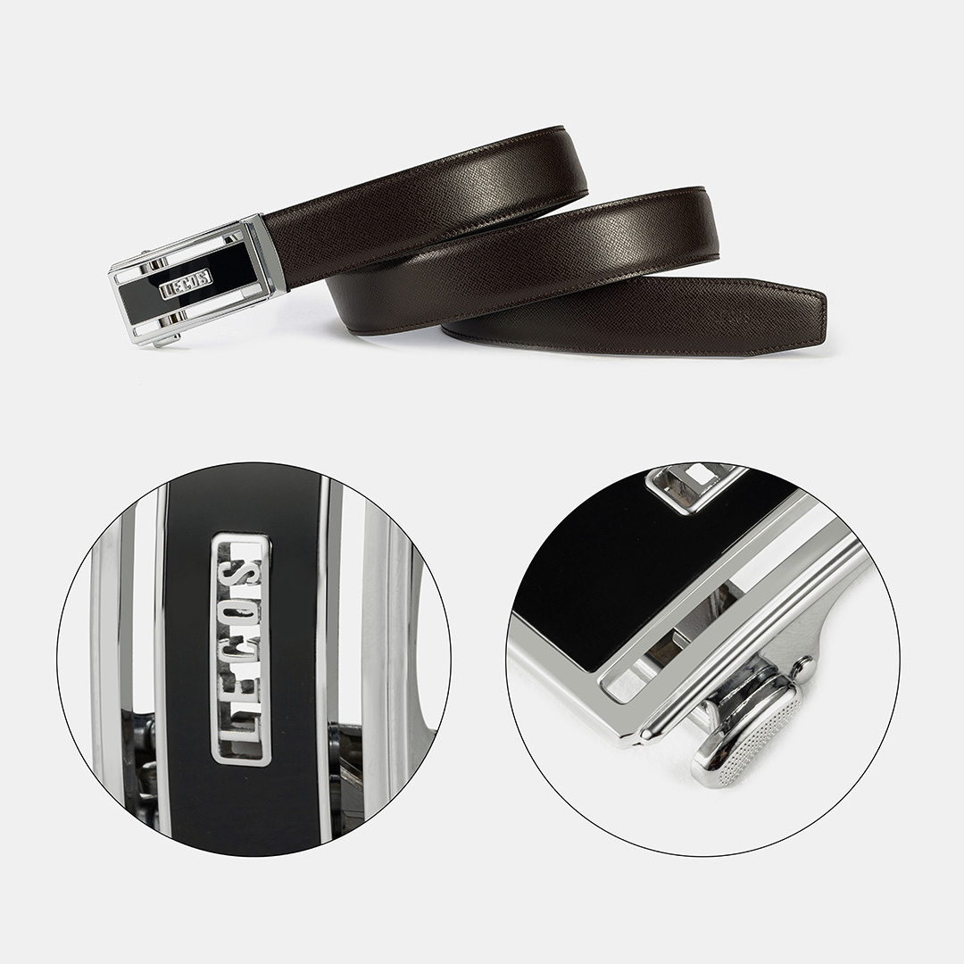 Dây lưng nam cao cấp da thật LECOS - LD8