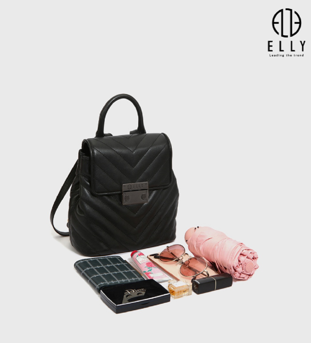 Balo nữ cao cấp da thật ELLY - EB42