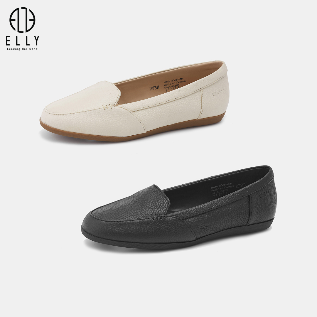 Giày nữ cao cấp da thật ELLY- EGT201