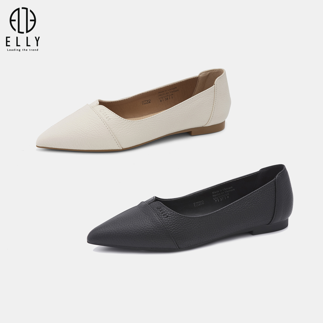 Giày nữ cao cấp da thật ELLY - EGT202