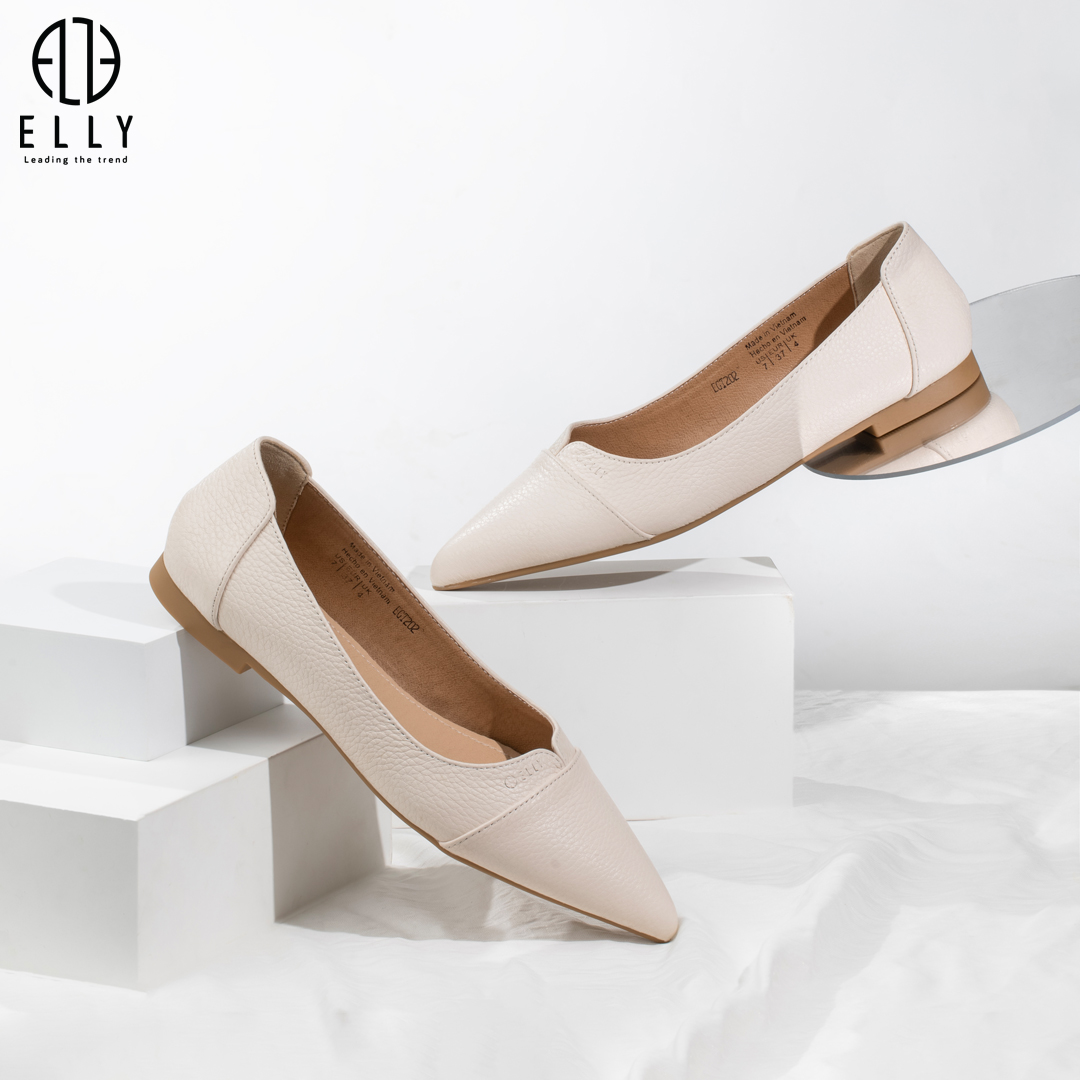 Giày nữ cao cấp da thật ELLY - EGT202