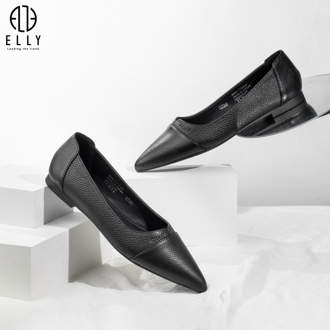 Giày nữ cao cấp da thật ELLY - EGT202