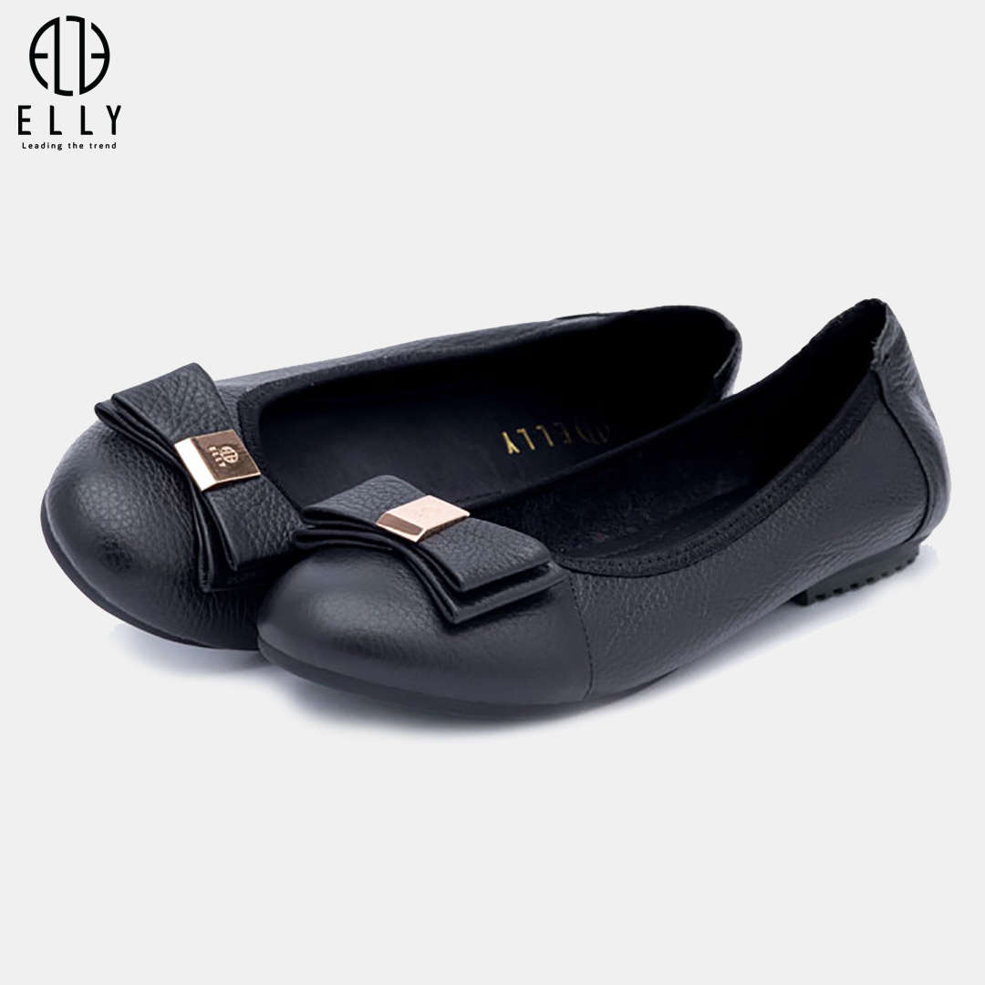 Giày nữ cao cấp da thật ELLY - EGT64