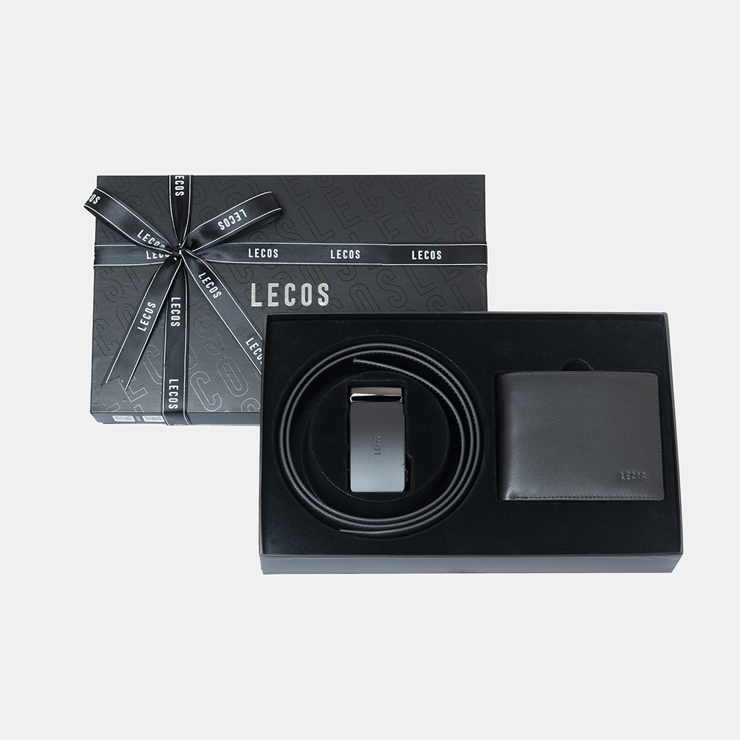 Hộp quà cao cấp ví và dây lưng LECOS LQ2