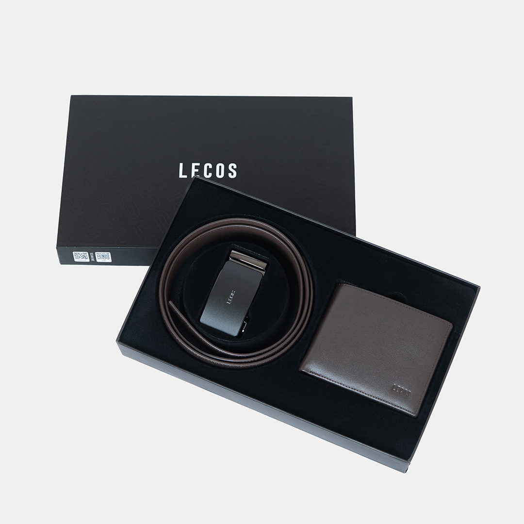 Hộp quà cao cấp ví và dây lưng LECOS LQ2