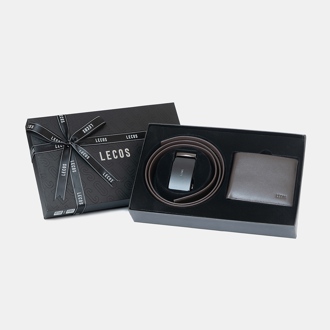 Hộp quà cao cấp ví và dây lưng LECOS LQ2