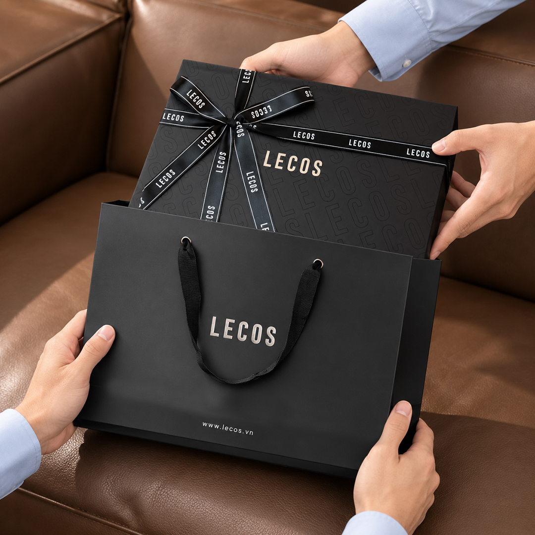 Hộp quà cao cấp ví và dây lưng LECOS LQ3