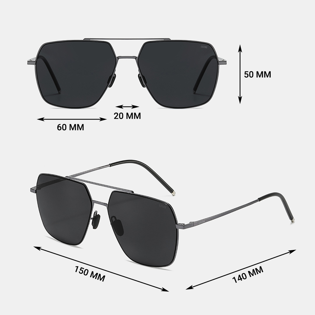 Kính mắt nam cao cấp LECOS - LK60