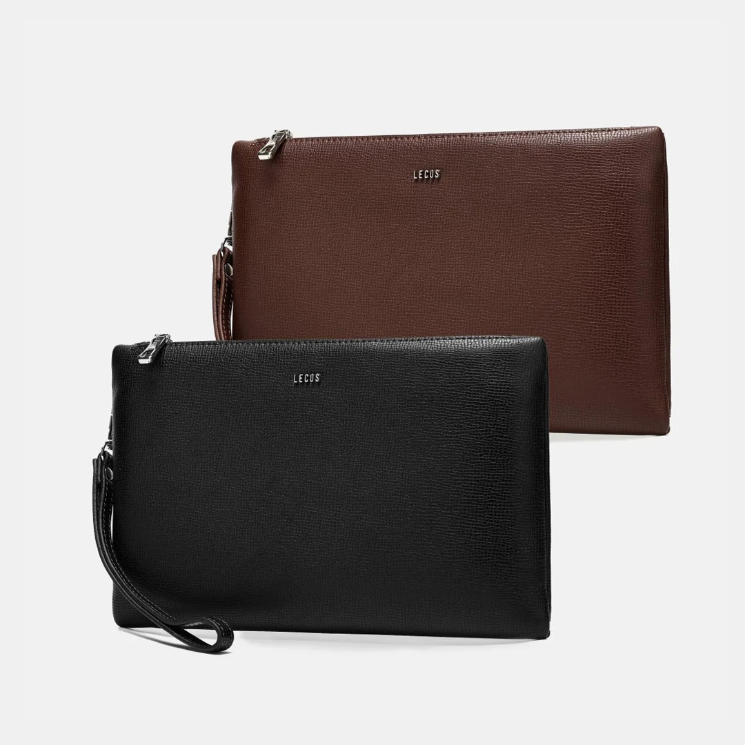 Túi clutch nam cao cấp da thật LECOS - LC1