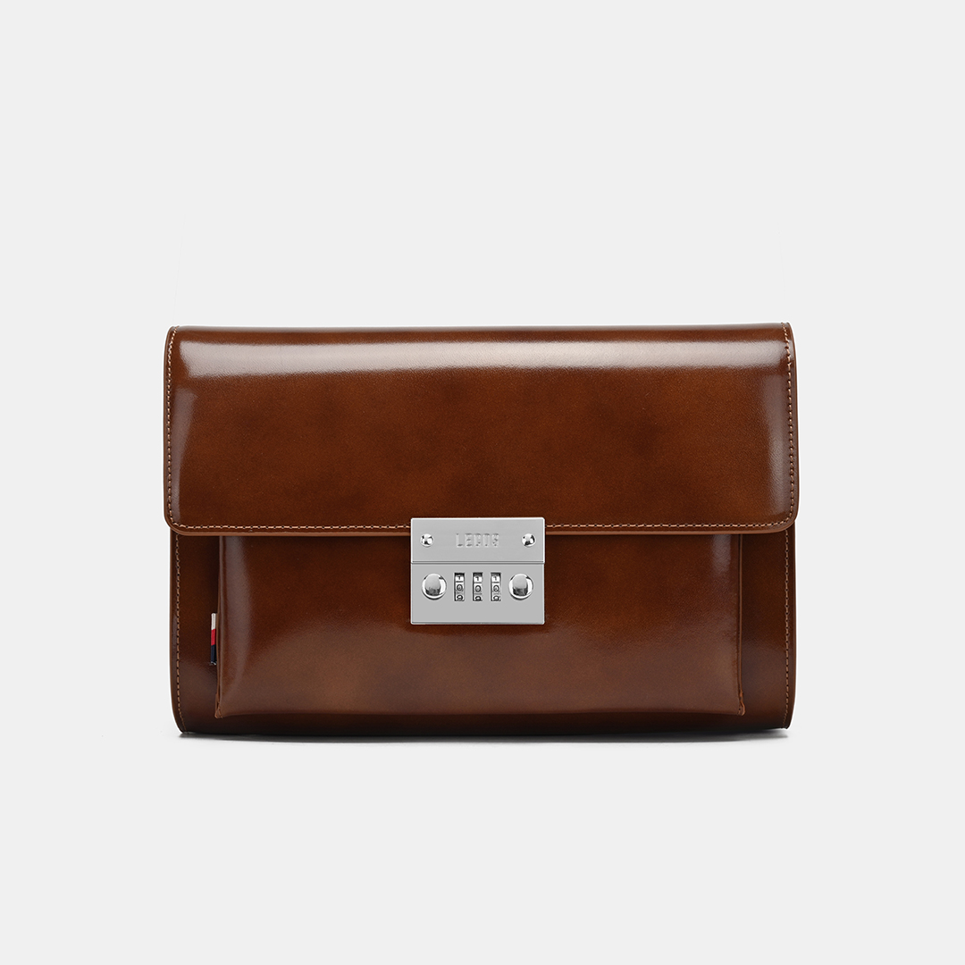 Túi clutch nam cao cấp da thật LECOS - LC10