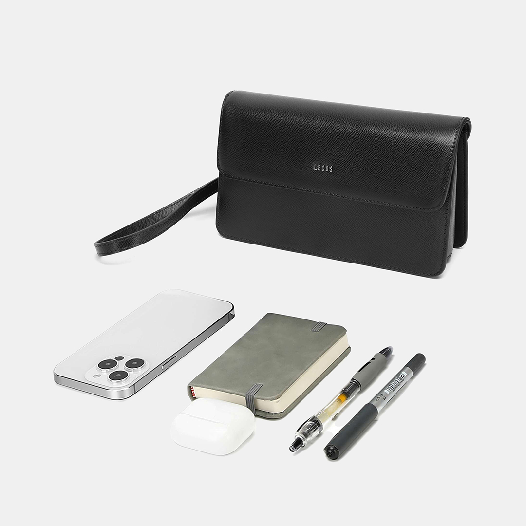 Túi clutch nam cao cấp da thật LECOS - LC11