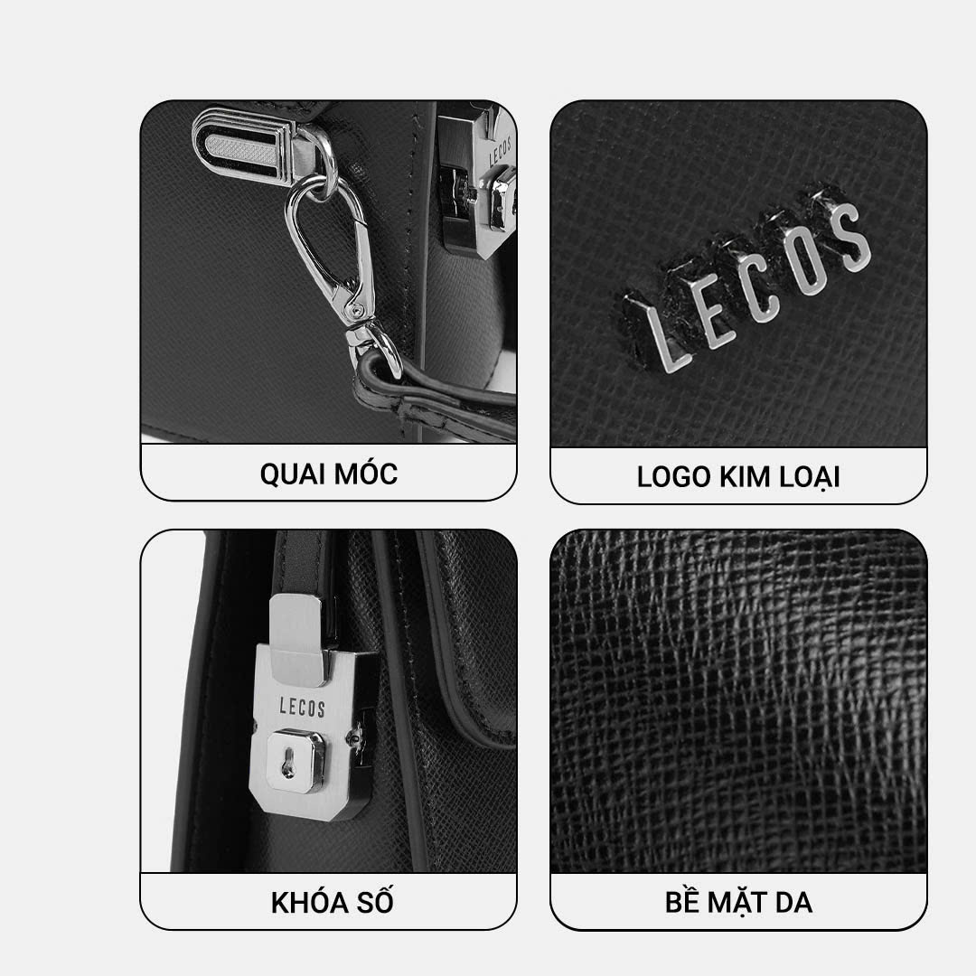 Túi clutch nam cao cấp da thật LECOS - LC11