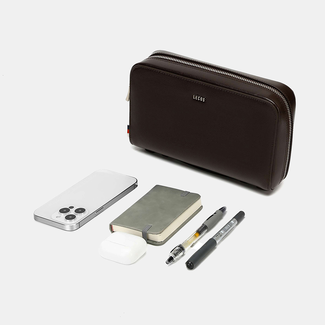 Túi clutch nam cao cấp da thật LECOS - LC13
