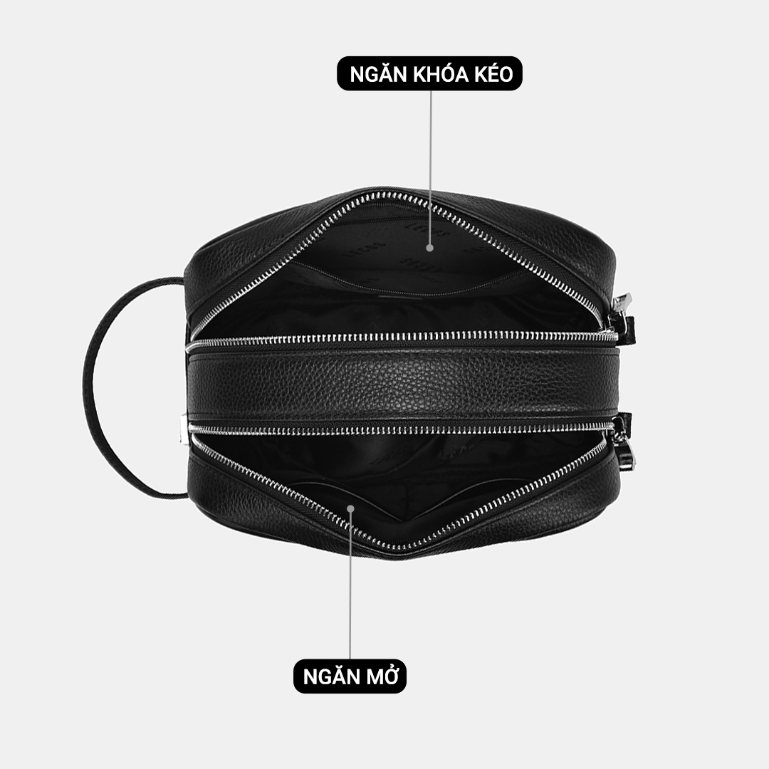 Túi clutch nam cao cấp da thật LECOS - LC17