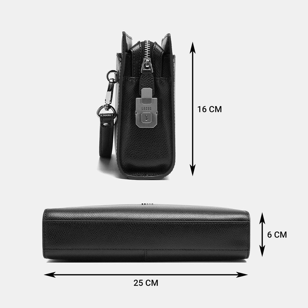 Túi clutch nam cao cấp da thật LECOS - LC5