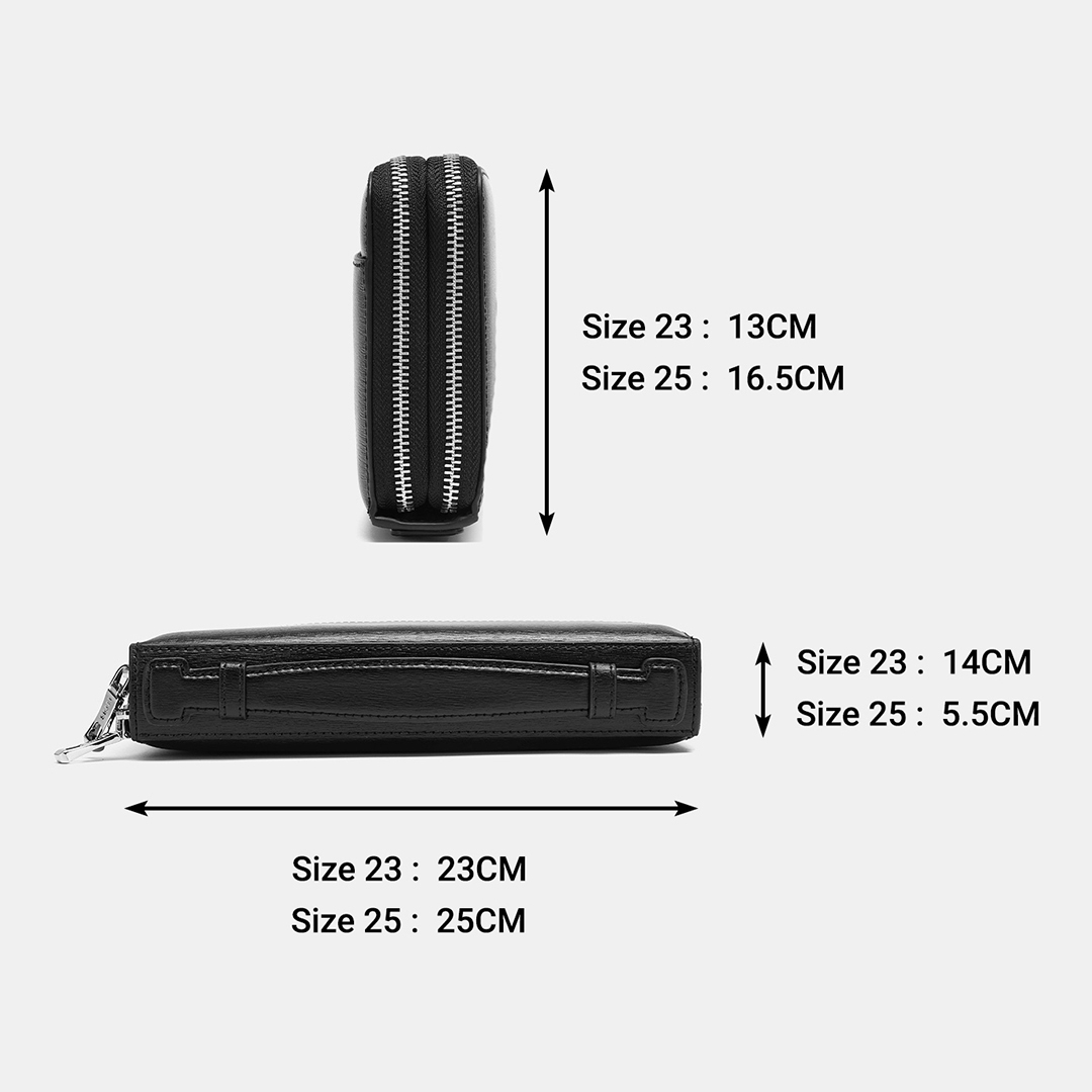 Túi clutch nam cao cấp da thật LECOS - LC6